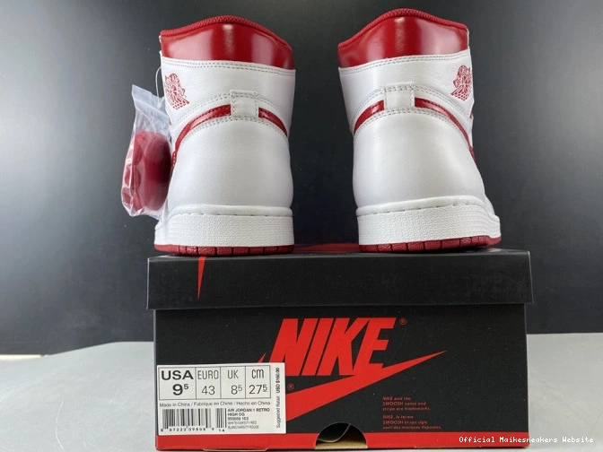 Official Maikesneakers 1 Metallic Air Jordan (2017) Red Retro 555088-103 0808